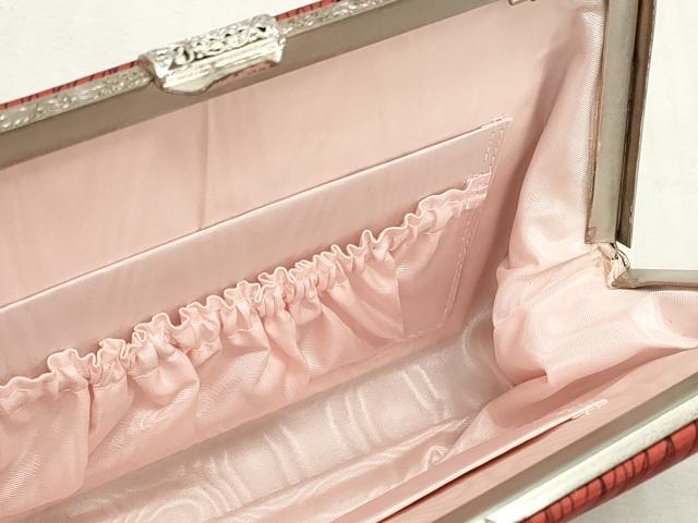 平和屋着物▼和装小物 和装バッグまとめて3点 ハンドバッグ クラッチ 束ね熨斗草花文 斜縞 金銀糸 逸品 DABJ2011xg