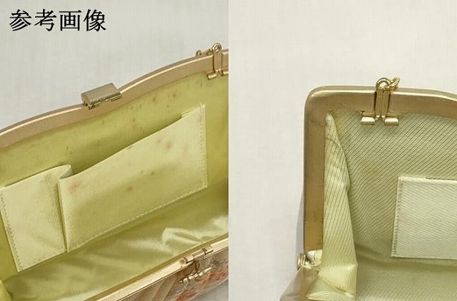 平和屋着物▼和装小物 和装バッグまとめて3点 ハンドバッグ クラッチ 佐賀錦 花蝶文 吉祥扇面花文 金銀糸 逸品 DABJ2019xg