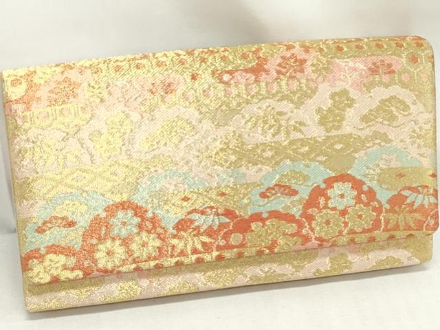平和屋着物▼和装小物 和装バッグまとめて4点 ハンドバッグ 佐賀錦 亀甲鳳凰花文 雲取り笹竹文 立波文 金銀糸 逸品 DABJ2029xg
