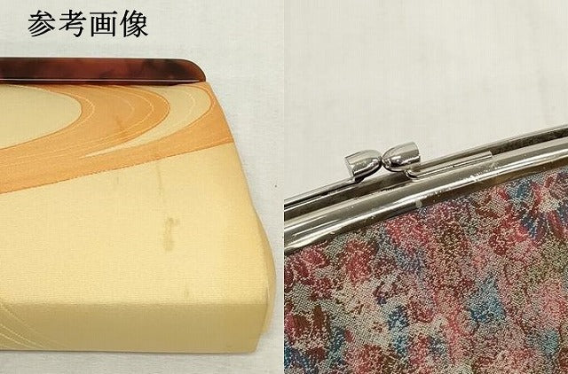 平和屋着物▼和装小物 和装バッグまとめて4点 ハンドバッグ クラッチ がま口 佐賀錦 風景花鳥間道 亀甲花文 流水文 金糸 逸品 DABJ2033xg