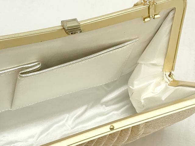 平和屋着物▼和装小物 和装バッグまとめて3点 ハンドバッグ クラッチ 佐賀錦 草花文 吉祥花松文 金銀糸 逸品 DABJ2049xg