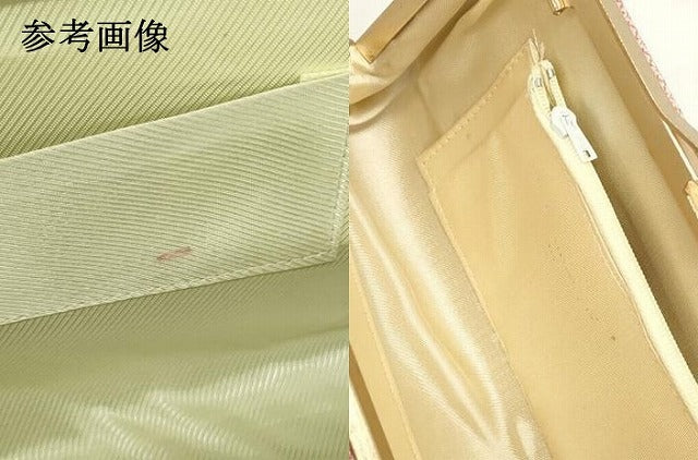 平和屋着物▼和装小物 和装バッグまとめて3点 ハンドバッグ クラッチ 佐賀錦 草花文 流水文 金糸 逸品 DABJ2054xg