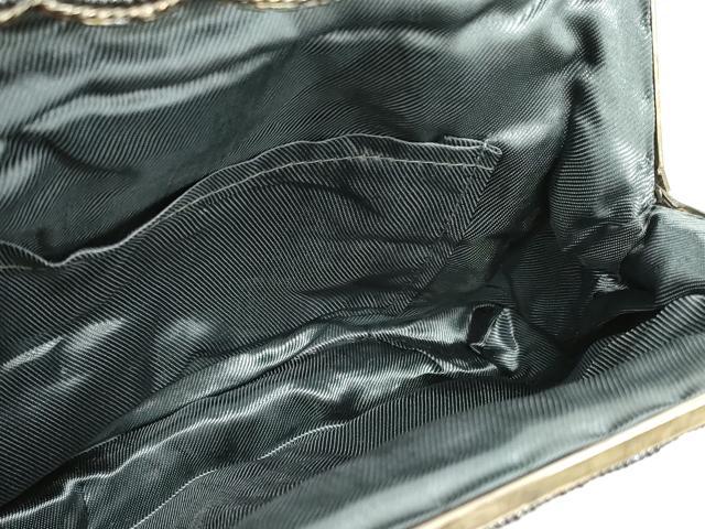 平和屋着物▼和装小物 和装ビーズバッグまとめて3点 総ビーズ 花 流水文 白色 逸品 DABJ2101xg