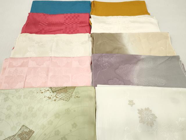 平和屋着物★和装小物 帯揚げ10枚セット 正絹 逸品 DABJ2183xg