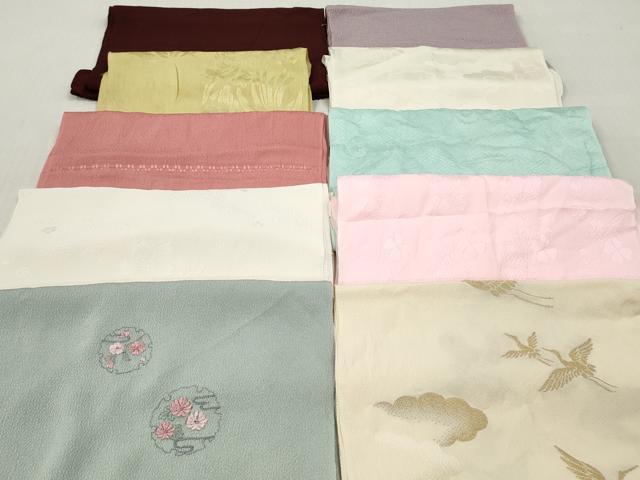 平和屋着物★和装小物 帯揚げ10枚セット 正絹 逸品 DABJ2186xg