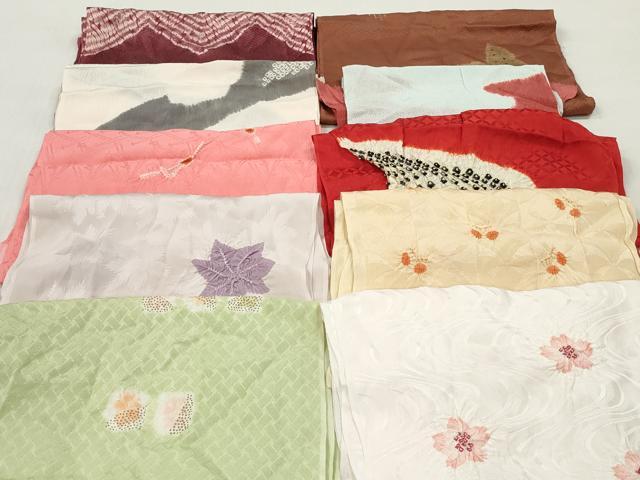 平和屋着物●和装小物 帯揚げ 10枚セット 柄絞り 逸品 DABJ2204xg