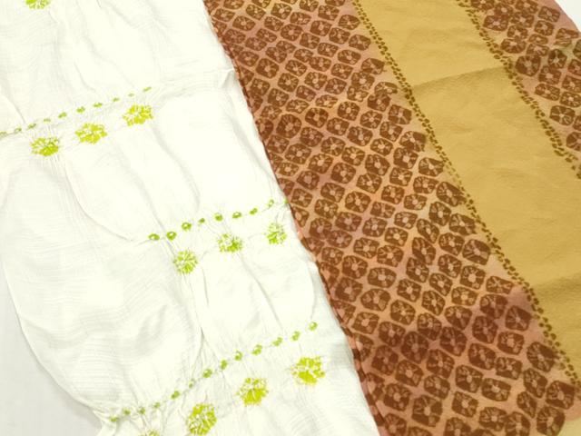 平和屋着物●和装小物 帯揚げ 10枚セット 柄絞り 丹後ちりめん 逸品 DABJ2217xg