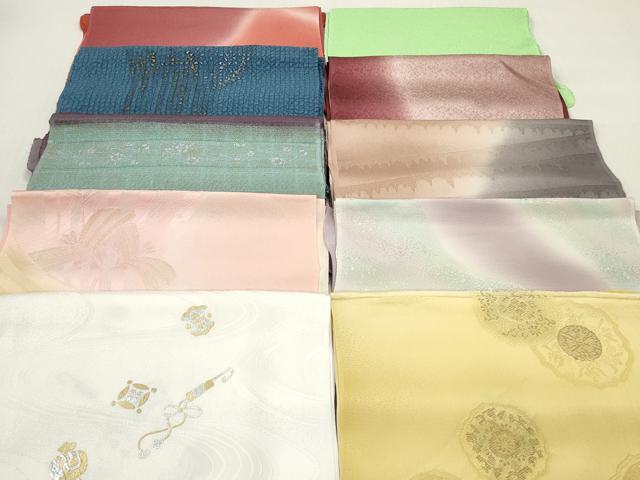 平和屋着物★和装小物 帯揚げ10枚セット 丹後ちりめん 正絹 逸品 DABJ2259xg