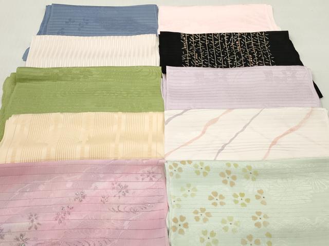 平和屋着物*夏物 和装小物 帯揚げ10枚セット 正絹 逸品 DABJ2347xg
