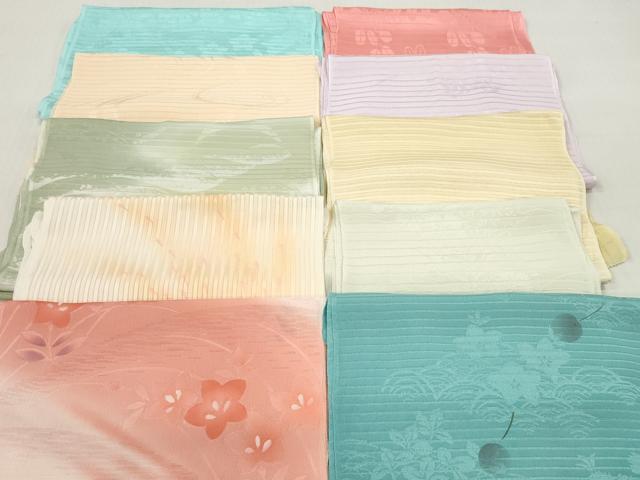 平和屋着物*夏物 和装小物 帯揚げ10枚セット 正絹 逸品 DABJ2351xg