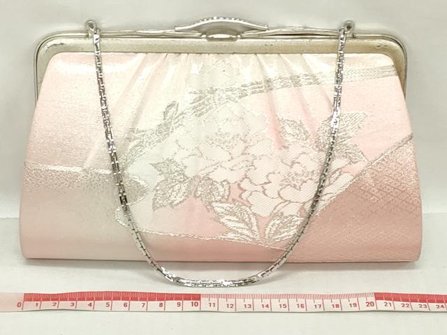 平和屋着物▼和装小物 和装バッグまとめて3点 ハンドバッグ クラッチ 佐賀錦 鳳凰花文 草花文 金銀糸 逸品 DABJ2363xg