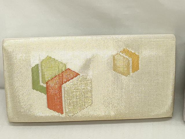 平和屋着物▼和装小物 和装バッグまとめて4点 ハンドバッグ 佐賀錦 亀甲花文 雪輪青海波 金糸 逸品 DABJ2378xg
