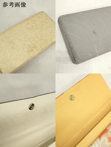 平和屋着物▼和装小物 和装バッグまとめて4点 ハンドバッグ クラッチ 佐賀錦 久留米絣 楓 格子 貝合わせ花文 金糸 逸品 DABJ2383xg