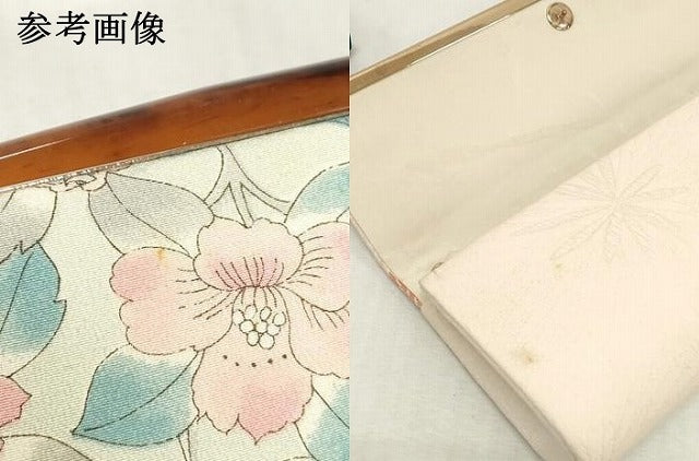 平和屋着物▼和装小物 和装バッグまとめて4点 ハンドバッグ クラッチ 佐賀錦 鮫小紋柄 草花文 菊 金銀糸 逸品 DABJ2385xg