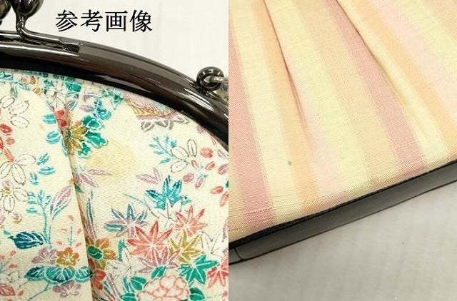 平和屋着物▼和装小物 和装バッグまとめて3点 ハンドバッグ クラッチ 絞り 草花文 逸品 DABJ2393xg