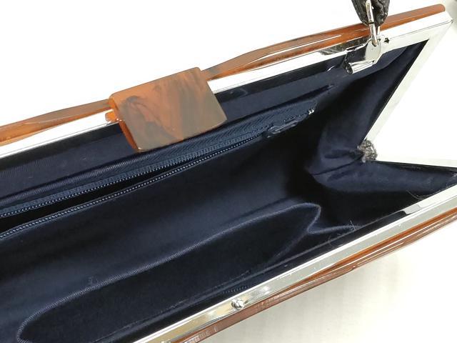 平和屋着物▼和装小物 和装バッグまとめて3点 ハンドバッグ クラッチ 本場大島紬 7マルキ 草花文 逸品 DABJ2395xg