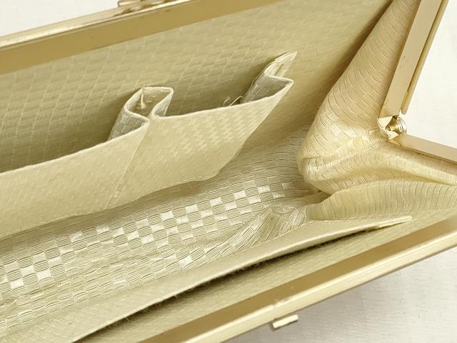 平和屋着物▼和装小物 和装バッグまとめて3点 ハンドバッグ クラッチ 佐賀錦 地紙花車文 舞桜 亀甲文 金銀糸 逸品 DABJ2404xg