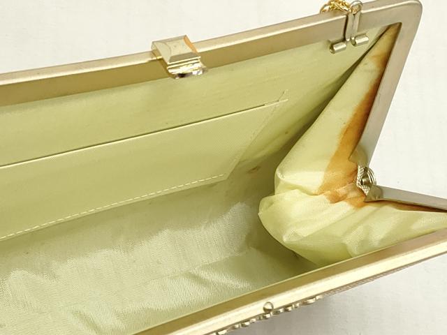 平和屋着物▼和装小物 和装バッグまとめて3点 ハンドバッグ クラッチ 佐賀錦 地紙草花文 雲取り文 金銀糸 逸品 DABJ2421xg