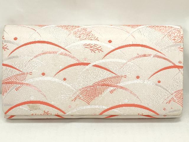 平和屋着物▼和装小物 和装バッグまとめて4点 ハンドバッグ クラッチ 佐賀錦 草花文 花菱文 露芝文 金銀糸 逸品 DABJ2424xg
