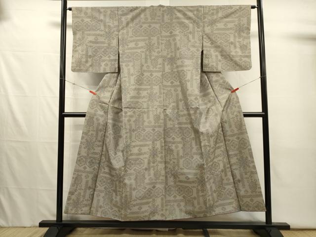 平和屋着物■本場大島紬 7マルキ 抽象文様 正絹 逸品 DABJ2554ya