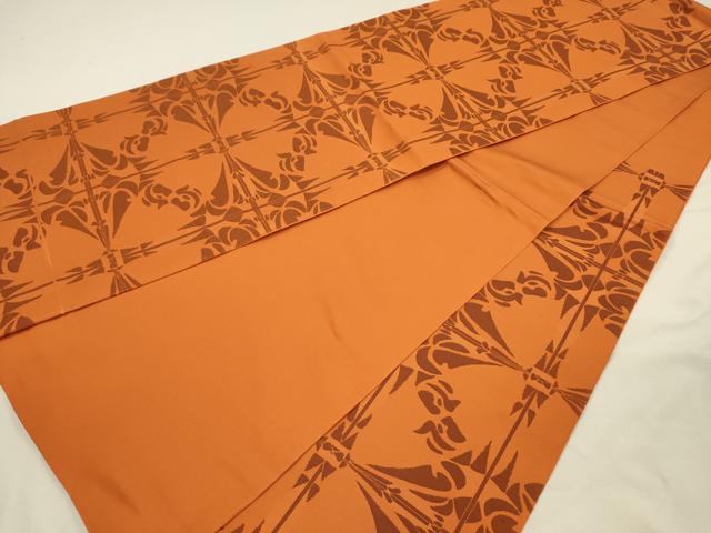 平和屋着物◎六通柄 本袋帯 抽象文様 正絹 逸品 DABJ2613ya