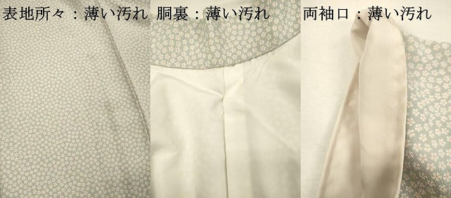 平和屋着物■江戸小紋 小花尽くし 正絹 逸品 DABJ2628ya