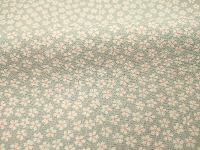 平和屋着物■江戸小紋 小花尽くし 正絹 逸品 DABJ2628ya