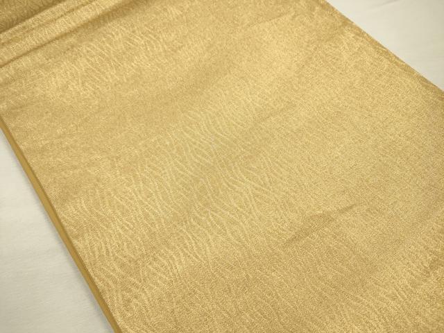 平和屋着物◎全通柄袋帯 立涌文 金糸 正絹 逸品 DABJ2665ya