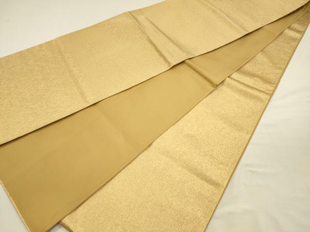 平和屋着物◎全通柄袋帯 立涌文 金糸 正絹 逸品 DABJ2665ya