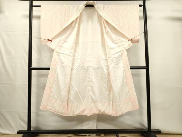 平和屋着物■長襦袢 袷 菱地紋 暈し染め 正絹 逸品 DABJ2713ya
