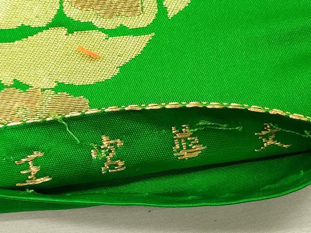 平和屋着物◎六通柄袋帯 唐織 王宮華文 金糸 正絹 逸品 DABJ2730ya