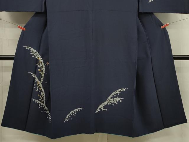平和屋着物■男性 訪問着 刺繍 舞花文 金彩 正絹 逸品 DABJ2793ya