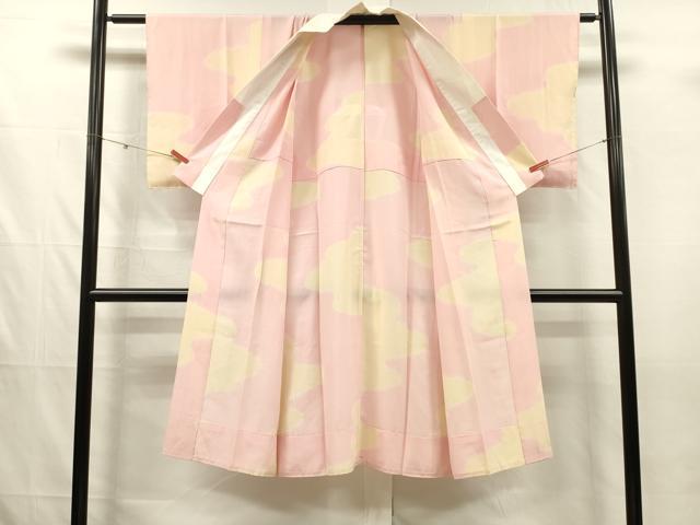 平和屋着物■長襦袢 無双仕立て 雲文 正絹 逸品 DABJ2809ya