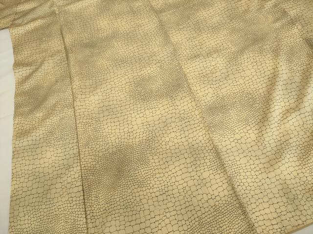 平和屋着物■上質な小紋 石畳文 暈し染め 正絹 逸品 DABJ2825ya