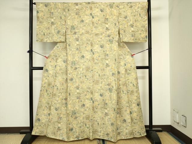 平和屋着物■上質な小紋 成り物 正絹 逸品 DABJ2827ya