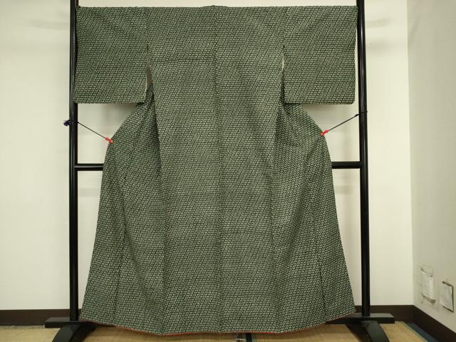 平和屋着物■上質な小紋 抽象文様 正絹 逸品 DABJ2848ya