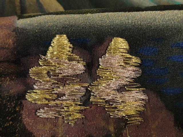 平和屋着物■豪華黒留袖 風景文 金銀糸 正絹 逸品 DABJ2856ya