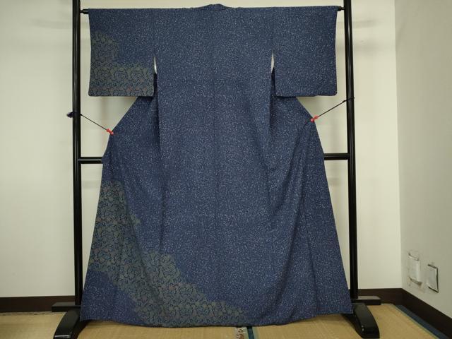 平和屋着物■訪問着 花唐草文 洗える着物 DABJ2886ya