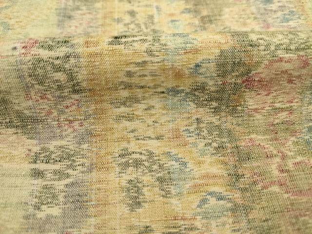 平和屋着物■上質な紬 花間道 正絹 逸品 DABJ2924ya