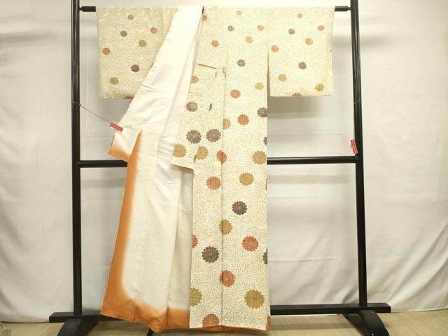 平和屋着物■訪問着 菊尽くし 金彩 正絹 逸品 DABJ2945ya