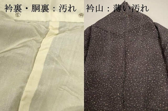 平和屋着物■上質な小紋 霞文 暈し染め 正絹 逸品 DABJ2952ya