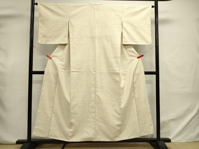 平和屋着物■上質な紬 亀甲尽くし 正絹 逸品 DABJ2954ya