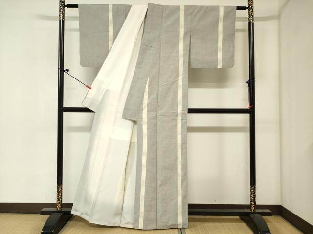平和屋着物■上質な紬 80亀甲 間道 正絹 逸品 DABJ2975ya