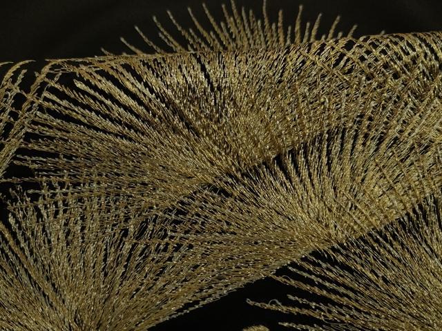 平和屋着物■豪華黒留袖 総刺繍 鳳凰松文 金銀糸 正絹 逸品 DABJ2988ya