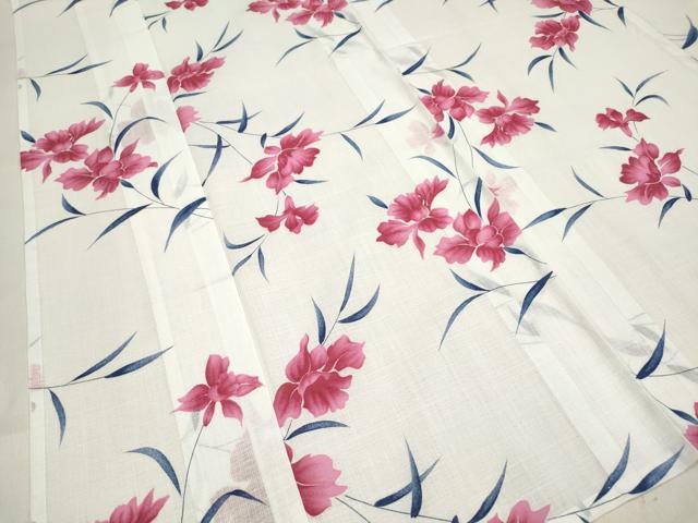 平和屋着物*夏物 小紋 紗 蘭 DABJ3099ea