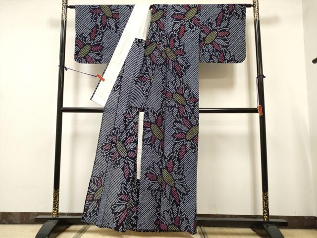 平和屋着物∴夏物 浴衣 有松鳴海絞り 向日葵 綿 逸品 DABJ3110ea
