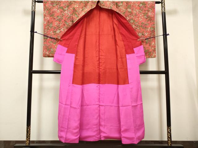 平和屋着物∵アンティーク 大正ロマン 女の子 十三参り 子供 菊 枝梅 逸品 DABJ3117ea