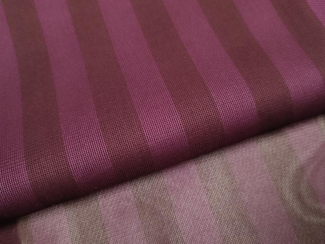 平和屋着物▽道行コート スリーシーズン 春夏秋 塵除け 縞 ロング丈 正絹 逸品 DABJ3546du