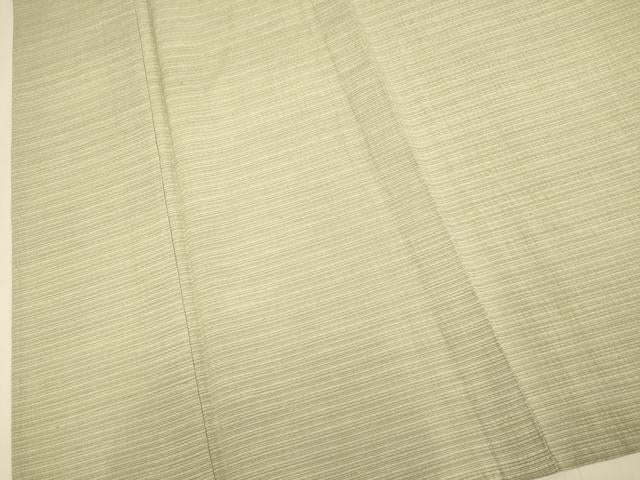 平和屋着物▽上質な紬 単衣 横段文 正絹 逸品 DABJ3553du