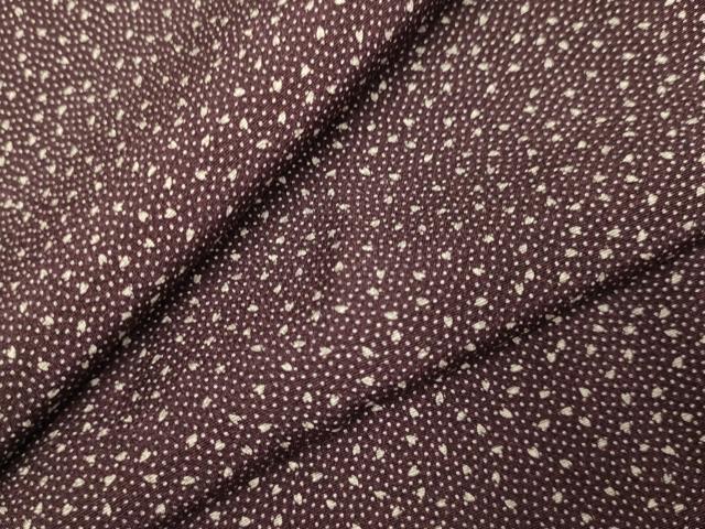 平和屋着物▽江戸小紋 単衣 霞文 両面染め やまと誂製 正絹 逸品 DABJ3583du